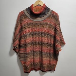 Anthropologie Multicolor Cable Knit Sweater